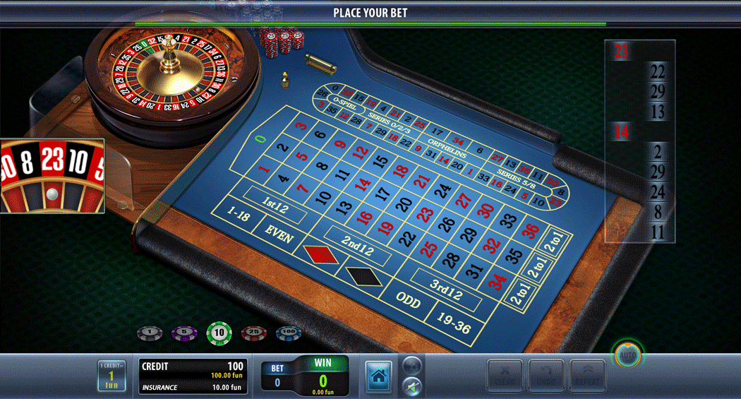 игровой автомат european roulette