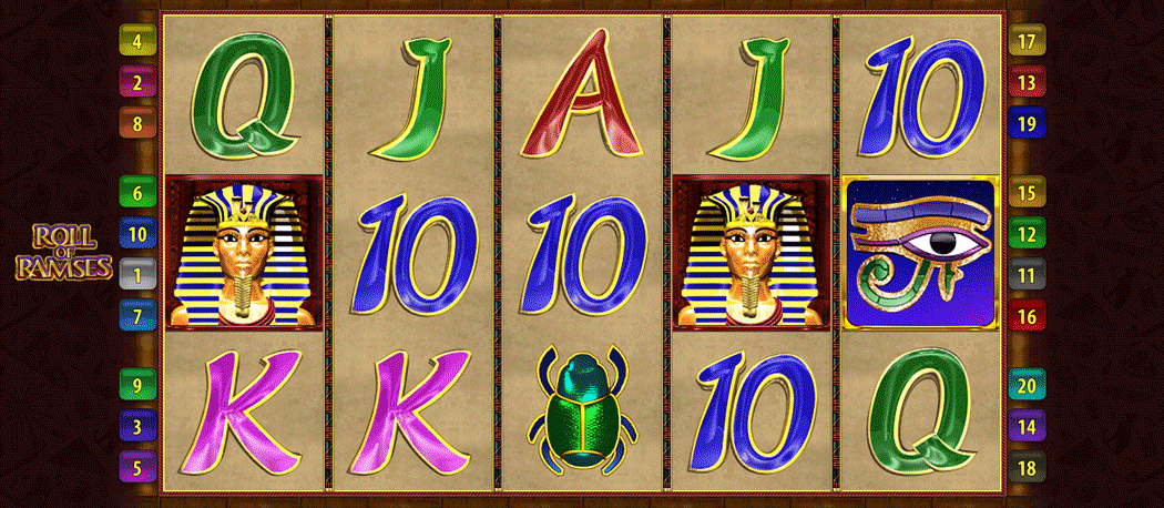 Игровой автомат Roll of Ramses champion casino